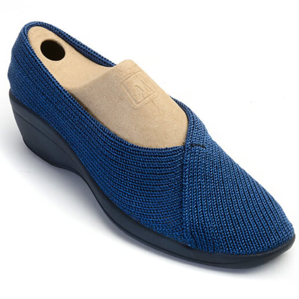 Women's Denim Arcopedico Mailu Knit Slip On Shoes Size 9/40